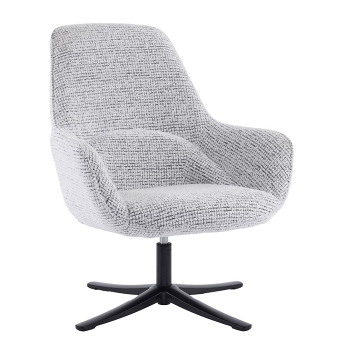 TIFFANY ΠΟΛΥΘΡΟΝΑ ΠΕΡΙΣΤΡΕΦΟΜΕΝΗ ΛΕΥΚΟ ΜΕ PATTERN 80x75x90cm