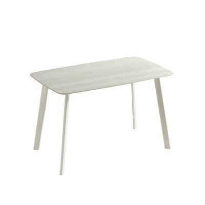 JOIN ME ΤΡΑΠΕΖΙ BEIGE ΜΕ ΟΨΗ ΜΑΡΜΑΡΟΥ 120x70x76.5cm
