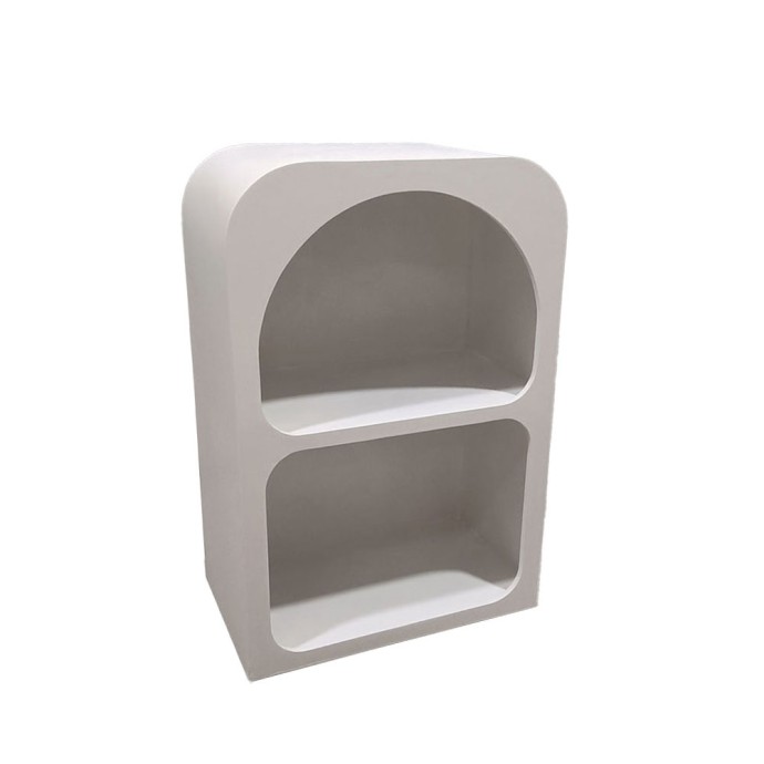 TINOS SIDE TABLE ΛΕΥΚΟ 40x24x60cm