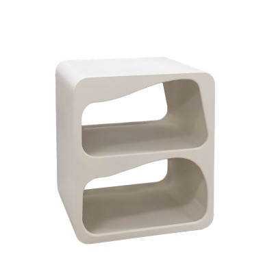 TINOS SIDE TABLE ΛΕΥΚΟ 47x40x53cm