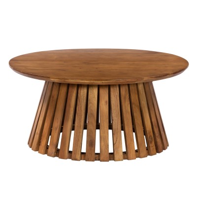 TORRE COFFEE TABLE 85x85x40 ΚΑΡΥΔΙ 