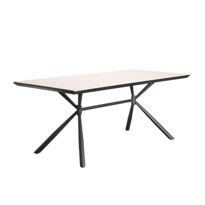 SAHARA ΤΡΑΠΕΖΙ 180x90x76 BEIGE ΜΕ ΟΨΗ ΜΑΡΜΑΡΟΥ 