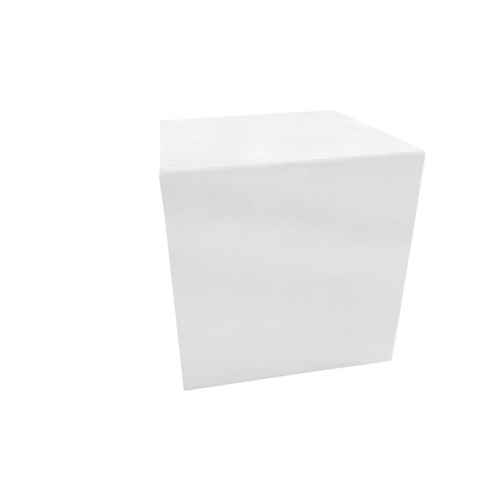 LITHOS SQUARE SIDE TABLE 55.5x55.5x57 ΛΕΥΚΟ 