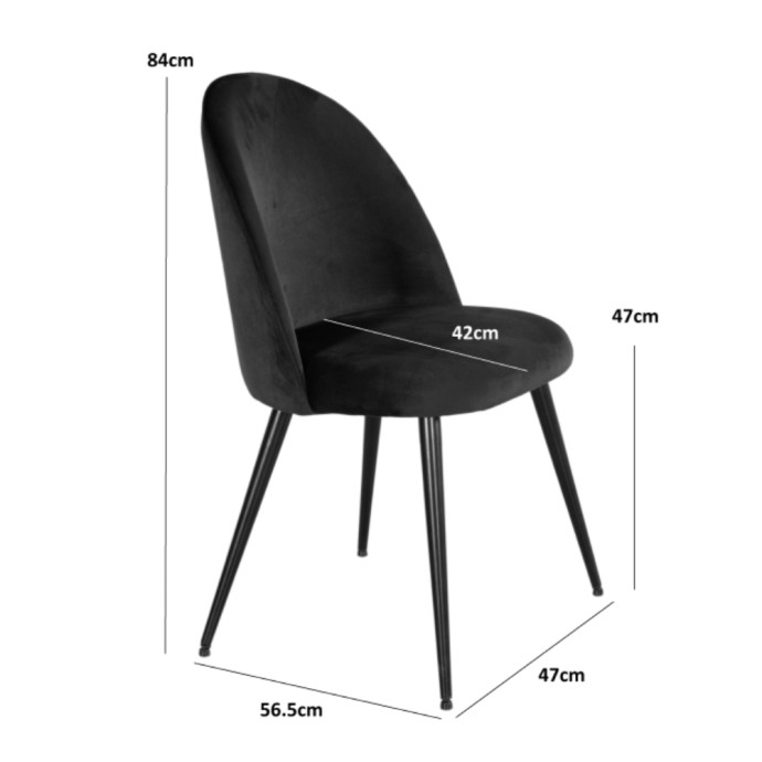 ZIZEL ΚΑΡΕΚΛΑ DARK VIOLET 47x56,5xH84cm