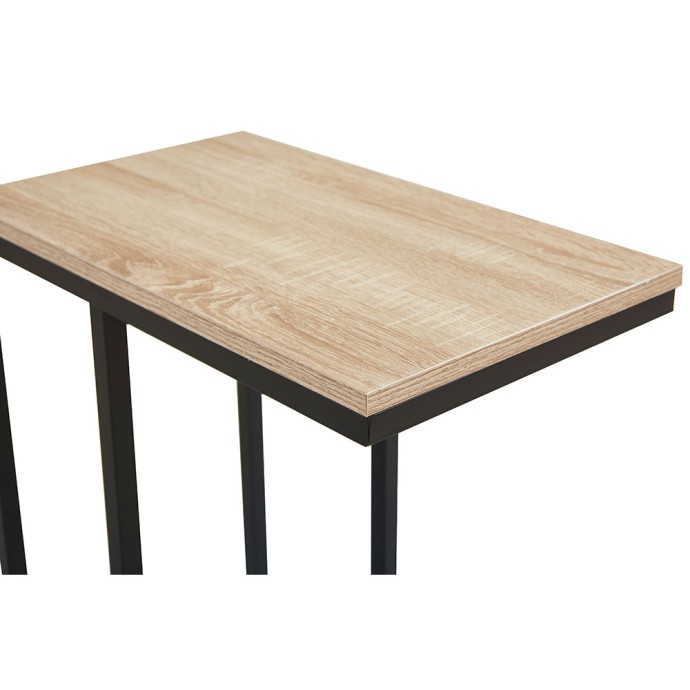 SUPPORT SIDE TABLE 50x30xH61cm SONOMA ΜΑΥΡΟ 
