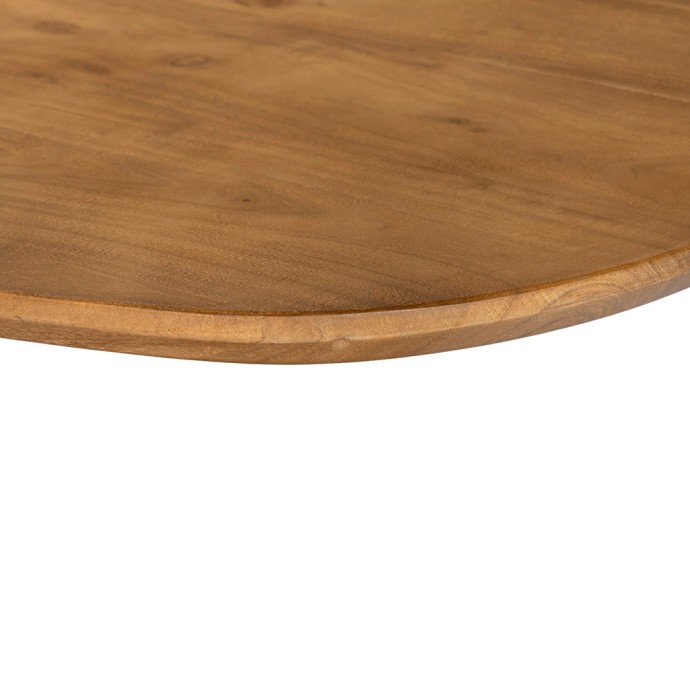 LEVEL COFFEE TABLE ΦΥΣΙΚΟ ΜΑΥΡΟ 95x65xH48cm