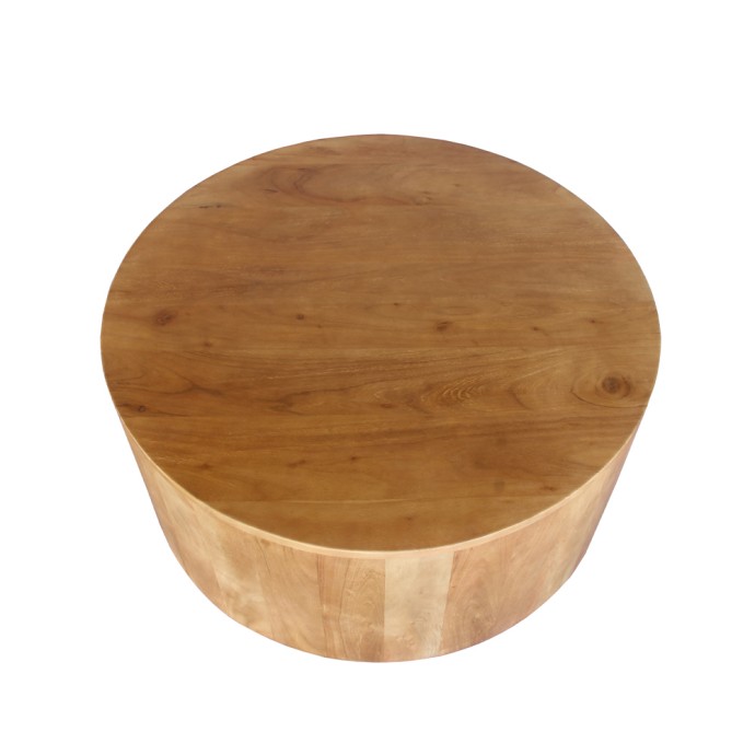 TULUM COFFEE TABLE ΦΥΣΙΚΟ 80x80xH35cm