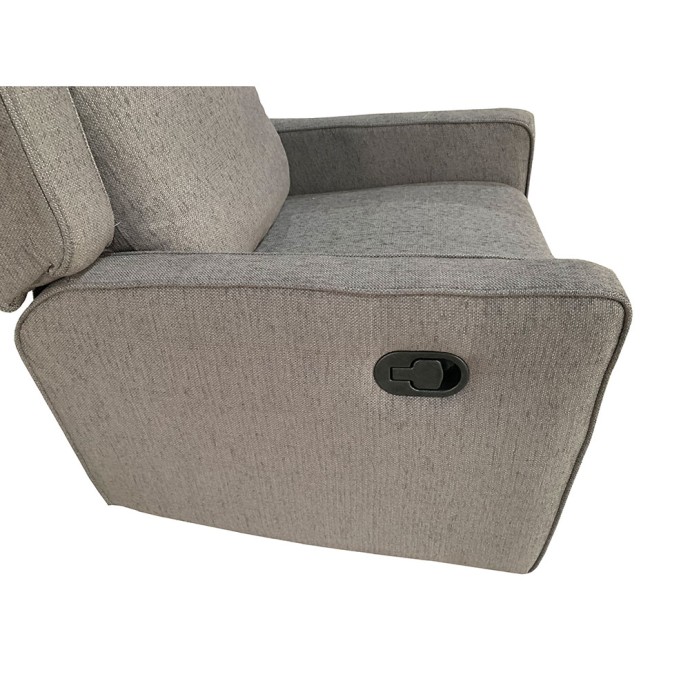 CLASSICO ΠΟΛΥΘΡΟΝΑ RECLINER ΓΚΡΙ ΣΚΟΥΡΟ 75x95xH102cm