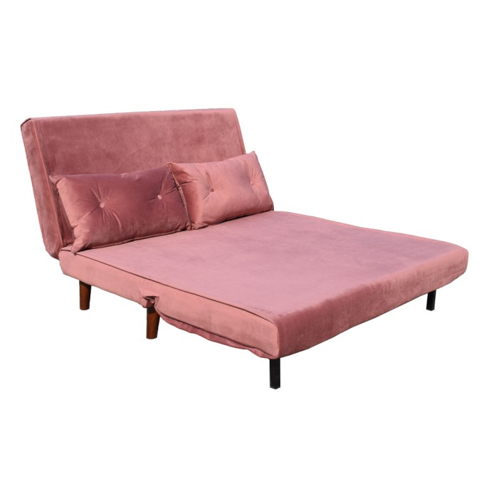 FALCON 2Θ ΚΑΝΑΠΕΣ ΚΡΕΒΑΤΙ  ΑΝΑΔΙΠΛΟΥΜΕΝΟΣ 121x90xH80cm DUSTY PINK 