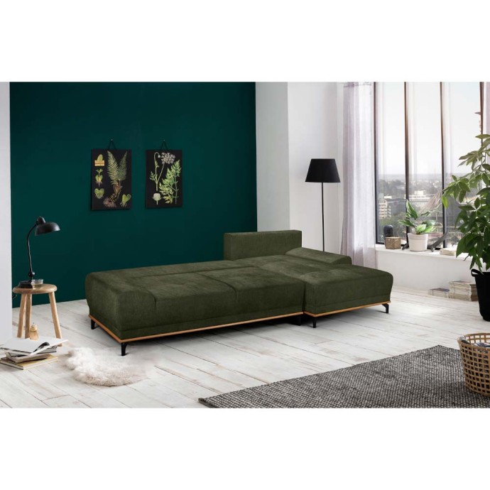 NATURA ΓΩΝΙΑΚΟΣ ΚΑΝΑΠΕΣ ΚΡΕΒΑΤΙ ΔΕΞΙΟΣ 283x164x90 ΛΑΔΙ 