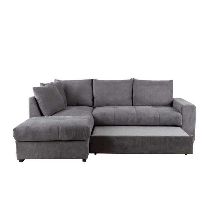 BILL ΓΩΝΙΑΚΟΣ ΚΑΝΑΠΕΣ ΚΡΕΒΑΤΙ 241x173x94 ΑΡΙΣΤΕΡΟΣ STONE 