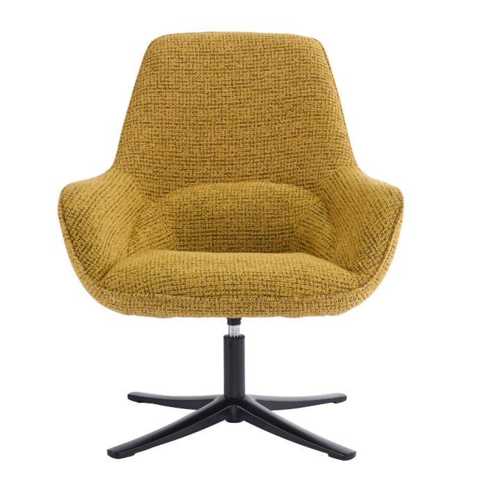 TIFFANY ΠΟΛΥΘΡΟΝΑ ΠΕΡΙΣΤΡΕΦΟΜΕΝΗ ΚΙΤΡΙΝΟ ΜΕ PATTERN 80x75x90cm