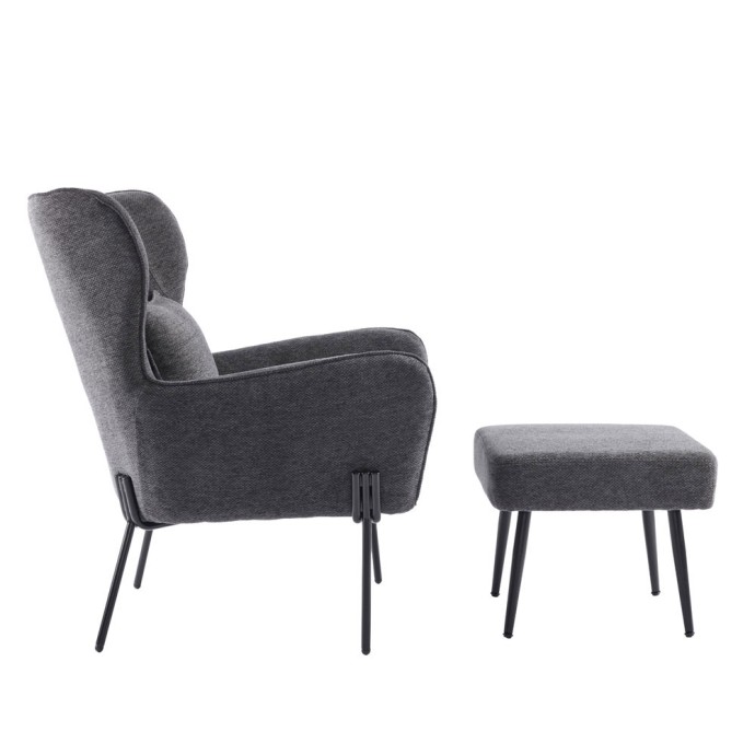 CHILLOUT ΠΟΛΥΘΡΟΝΑ ΓΚΡΙ ΣΚΟΥΡΟ 84x74x97.5cm