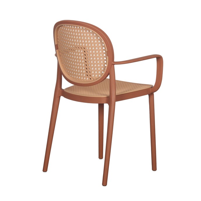 RATTI/P ΚΑΡΕΚΛΑ TERRACOTTA ΦΥΣΙΚΟ 57x51x84cm