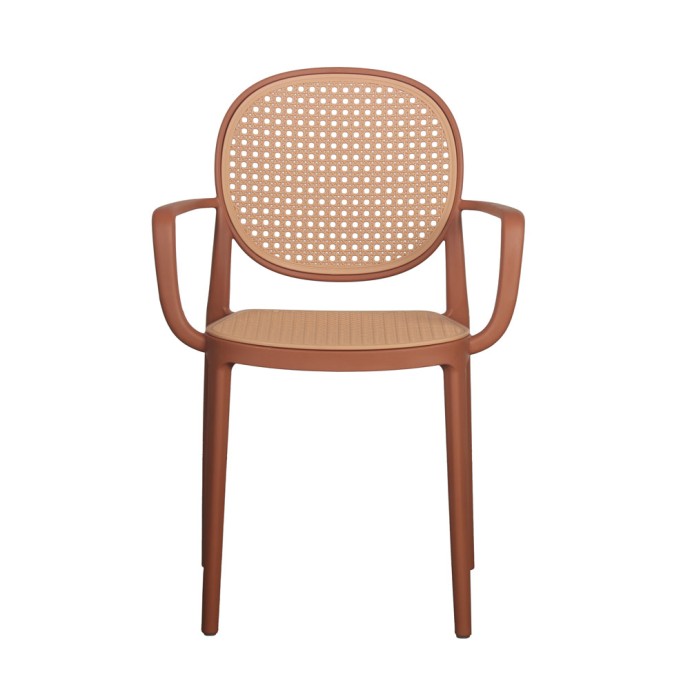 RATTI/P ΚΑΡΕΚΛΑ TERRACOTTA ΦΥΣΙΚΟ 57x51x84cm