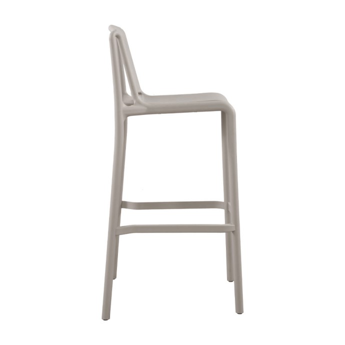POLLY ΣΚΑΜΠΟ BAR ΓΚΡΙ ΑΝΟΙΧΤΟ 42x50x100.5cm