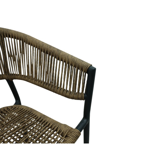 BREEZE ΠΟΛΥΘΡΟΝΑ ΜΑΥΡΟ ΚΑΡΥΔΙ 56x60x78cm
