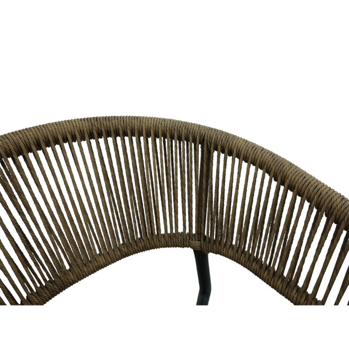 BREEZE ΠΟΛΥΘΡΟΝΑ ΜΑΥΡΟ ΚΑΡΥΔΙ 56x60x78cm