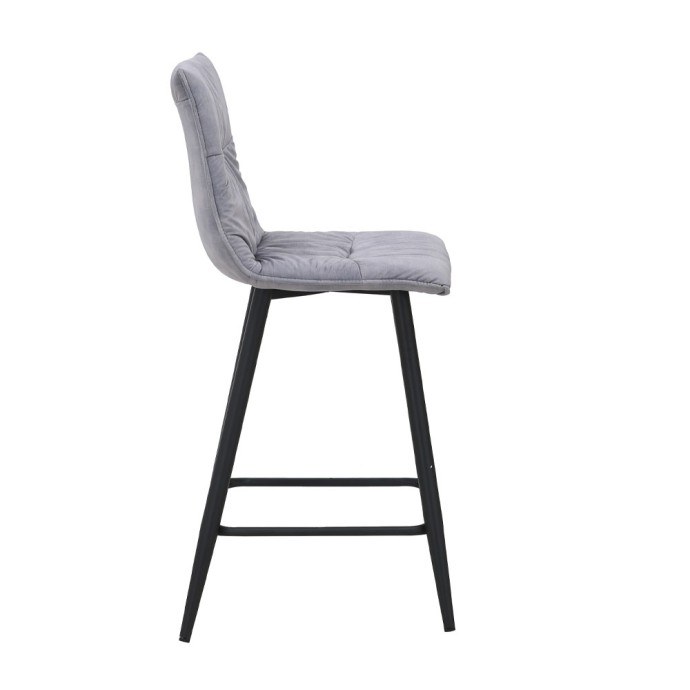 LINEA ΣΚΑΜΠΟ BAR ΓΚΡΙ SILVER 42x51x84cm