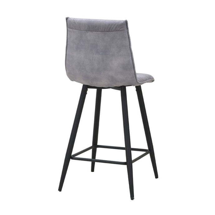 LINEA ΣΚΑΜΠΟ BAR ΓΚΡΙ SILVER 42x51x84cm