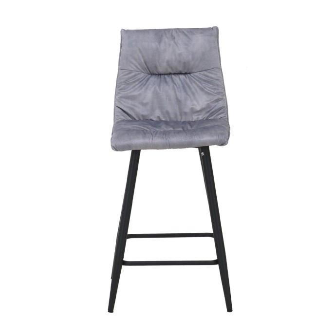 LINEA ΣΚΑΜΠΟ BAR ΓΚΡΙ SILVER 42x51x84cm