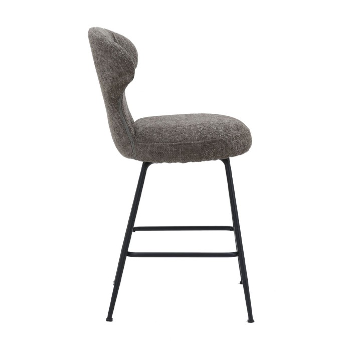 FUNGO ΣΚΑΜΠΟ BAR ΓΚΡΙ 51x55x97cm