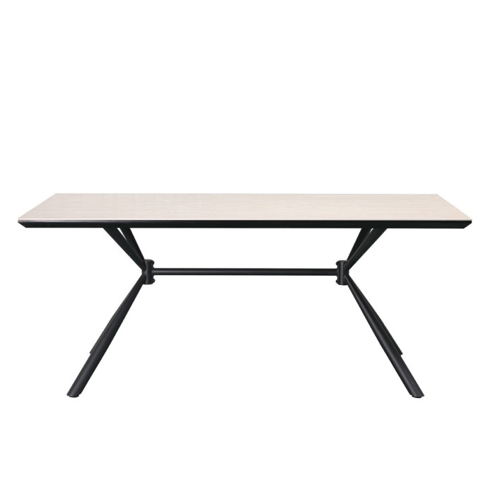 SAHARA ΤΡΑΠΕΖΙ 180x90x76 BEIGE ΜΕ ΟΨΗ ΜΑΡΜΑΡΟΥ 