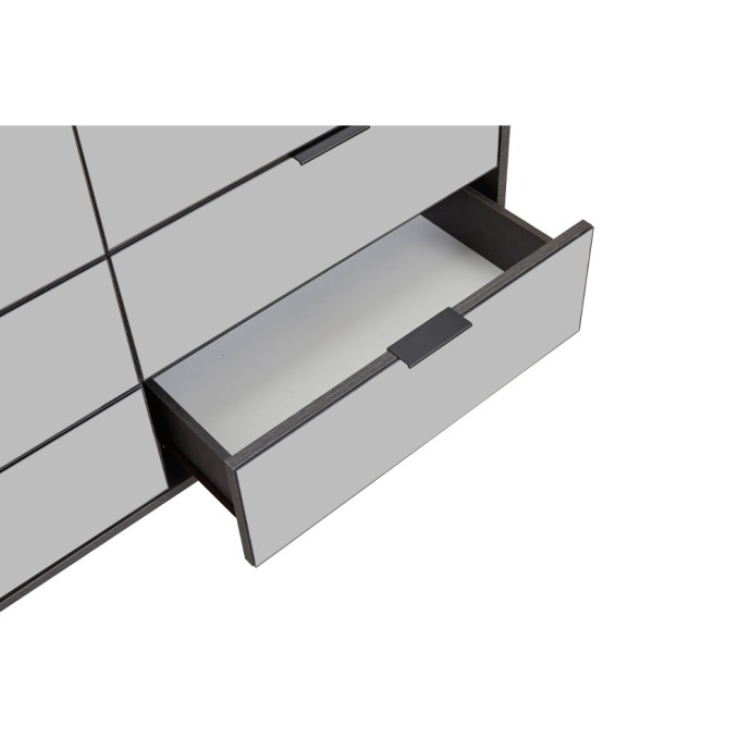 SPECCHIO ΣΥΡΤΑΡΙΕΡΑ 6ΣΥΡΤΑΡΙΑ ΜΑΥΡΟ OAK ΚΑΘΡΕΠΤΗΣ 120x39x80cm