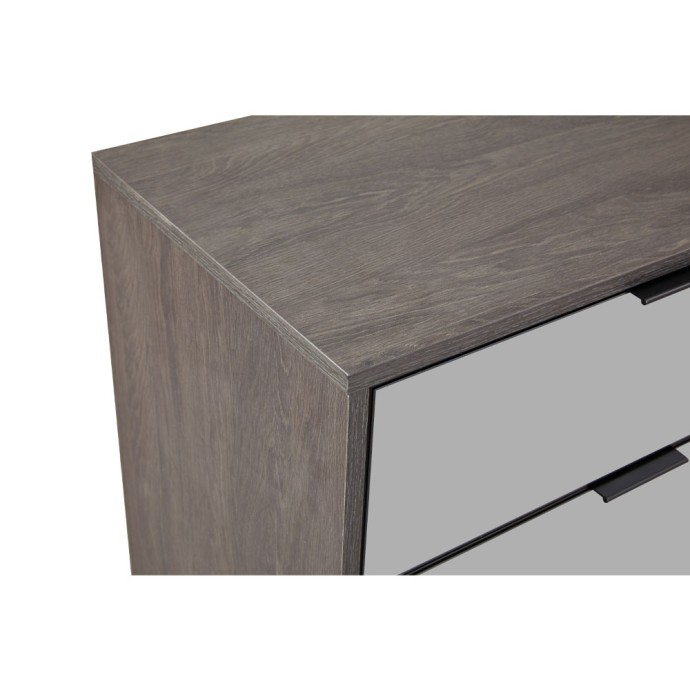 SPECCHIO ΣΥΡΤΑΡΙΕΡΑ 6ΣΥΡΤΑΡΙΑ ΜΑΥΡΟ OAK ΚΑΘΡΕΠΤΗΣ 120x39x80cm