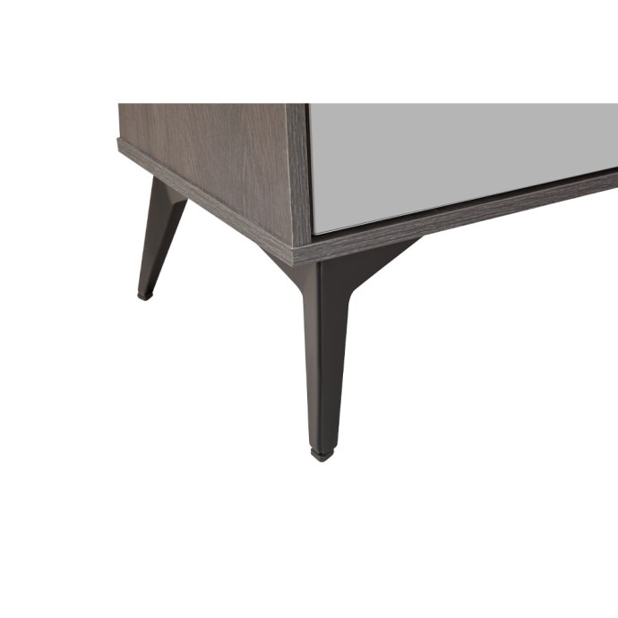SPECCHIO ΣΥΡΤΑΡΙΕΡΑ 6ΣΥΡΤΑΡΙΑ ΜΑΥΡΟ OAK ΚΑΘΡΕΠΤΗΣ 120x39x80cm