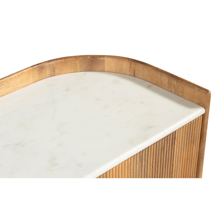 ORGANIC BITTER ΜΠΟΥΦΕΣ 4ΠΟΡΤΕΣ 165x45x75 ΚΑΡΥΔΙ ΛΕΥΚΟ 