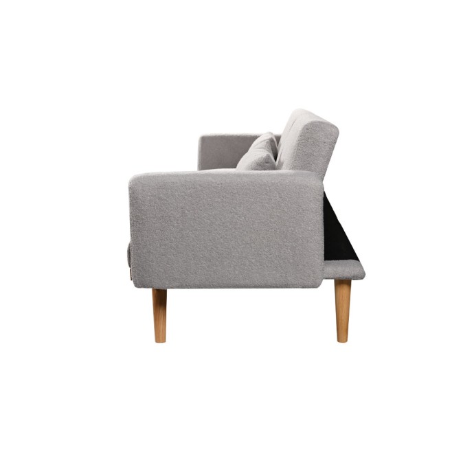 PANTA ΚΑΝΑΠΕΣ ΚΡΕΒΑΤΙ 3ΘΕΣΙΟΣ ΓΚΡΙ ΑΝΟΙΧΤΟ 210x77x77cm