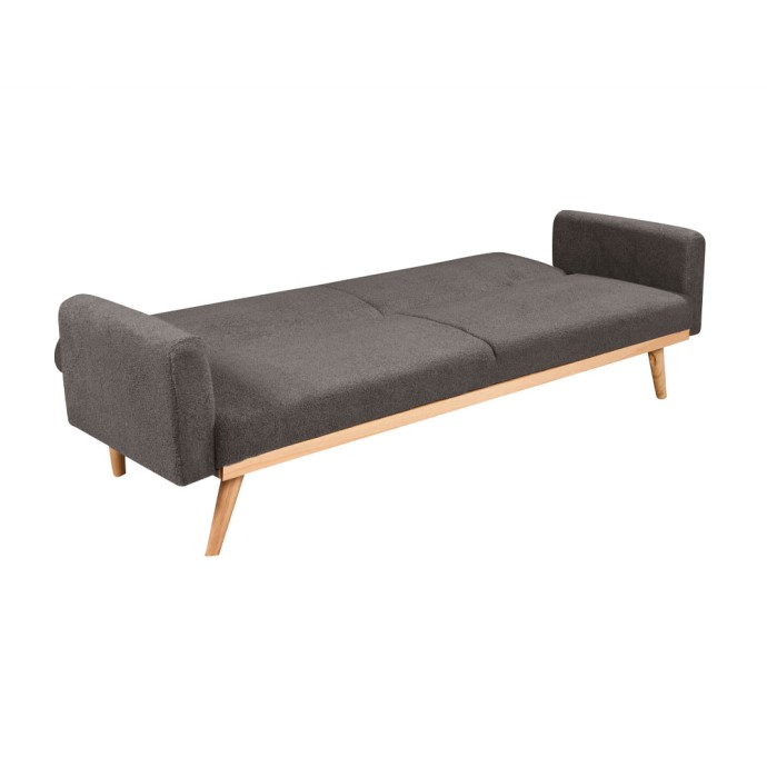 PANTA ΚΑΝΑΠΕΣ ΚΡΕΒΑΤΙ 3ΘΕΣΙΟΣ ΓΚΡΙ ΣΚΟΥΡΟ 210x77x77cm