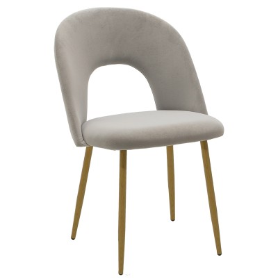 JONAH ΚΑΡΕΚΛΑ 55x57xY85cm ΎΦΑΣΜΑ ΒΕΛΟΥΔΟ ΓΚΡΙ-ΦΥΣΙΚΟ ΠΟΔΙ