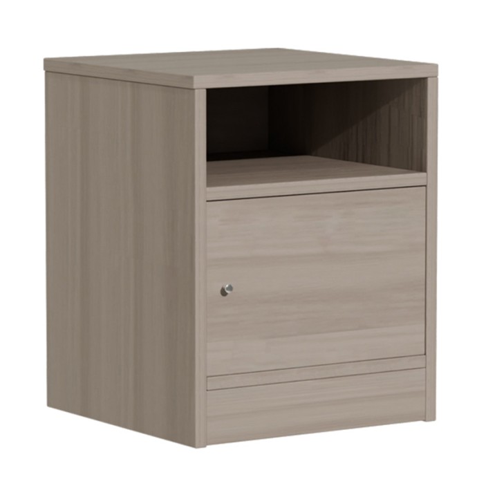 FOLY ΚΟΜΟΔΙΝΟ ΜΕ ΕΝΑ ΝΤΟΥΛΑΠΙ ΓΚΡΙ OAK 40X40X50ΕΚ