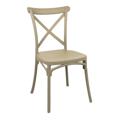 CROSSIE ΚΑΡΕΚΛΑ PP 38X46.5X82ΕΚ CAPPUCINO 
