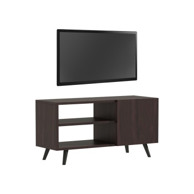 ORIANNE ΕΠΙΠΛΟ ΤΗΛΕΟΡΑΣΗΣ ΜΕΛΑΜΙΝΗΣ ΚΑΡΥΔΙ-WENGE 90X32X46ΕΚ