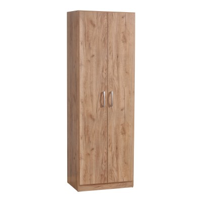 JONAR ΝΤΟΥΛΑΠΑ ΔΙΦΥΛΛΗ OAK ΜΕΛΑΜΙΝΗΣ 60X42X180ΕΚ