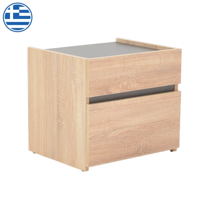 COMCIE ΚΟΜΟΔΙΝΟ ΣΕ ΦΥΣΙΚΟ ΜΕ ΓΚΡΙ ΑΠΟΧΡΩΣΗ 50X42X45.5ΕΚ