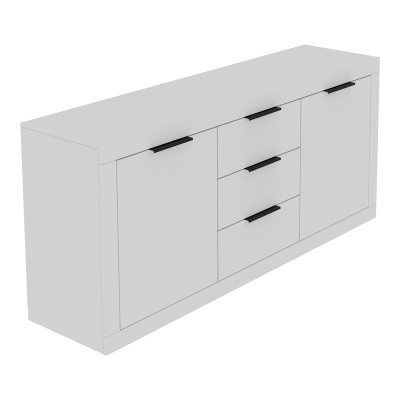DOHA ΜΠΟΥΦΕΣ ΣΕ ΛΕΥΚΗ ΑΠΟΧΡΩΣΗ 180X45X80.5ΕΚ