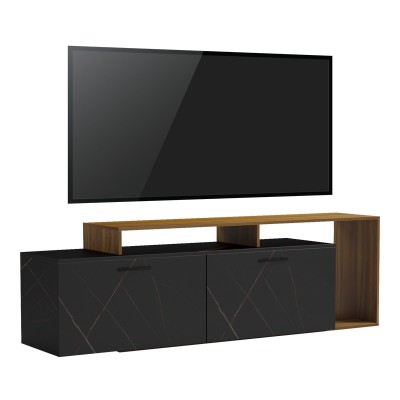 TOBLER ΕΠΙΠΛΟ ΤΗΛΕΟΡΑΣΗΣ 170X40X53ΕΚ ΚΑΡΥΔΙ ΑΠΟΧΡΩΣΗ ΜΕ ΜΑΥΡΟ ΜΑΡΜΑΡΟΥ 