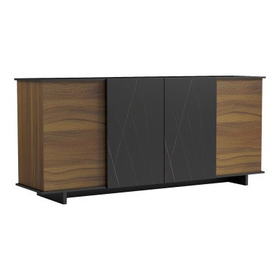 ZAFORE  ΜΠΟΥΦΕΣ 180X45X80ΕΚ ΚΑΡΥΔΙ ΑΠΟΧΡΩΣΗ ΜΕ ΜΑΥΡΟ ΜΑΡΜΑΡΟΥ 