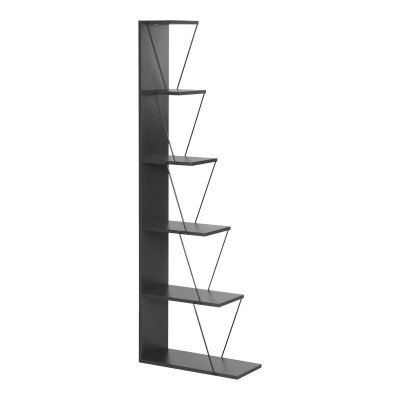 MINI TARS ΒΙΒΛΙΟΘΗΚΗ ΑΝΘΡΑΚΙ-ΜΑΥΡΟ 50x22x150cm