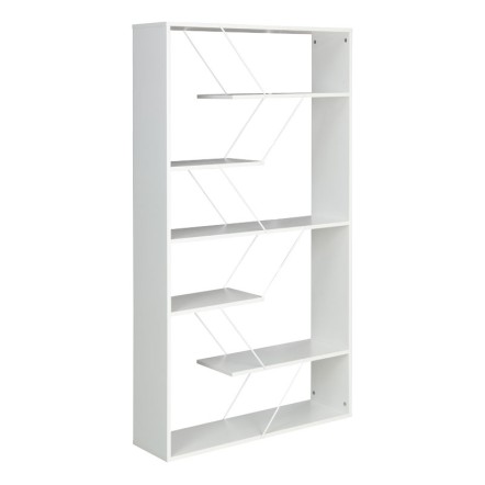 TARS ΒΙΒΛΙΟΘΗΚΗ ΛΕΥΚΟ 84x24x157cm