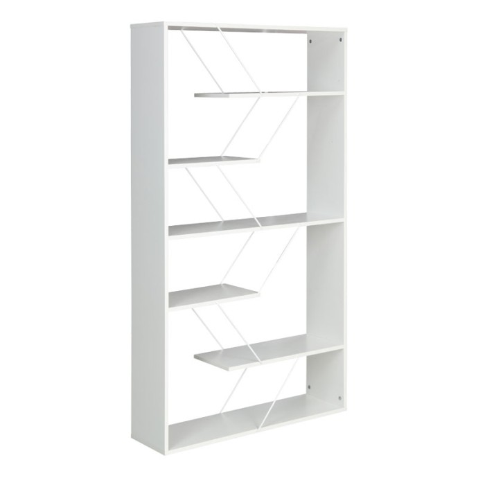 TARS ΒΙΒΛΙΟΘΗΚΗ ΛΕΥΚΟ 84x24x157cm
