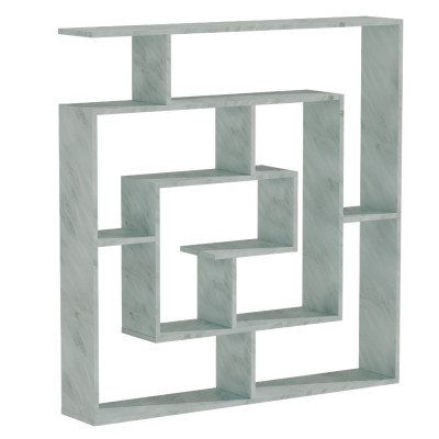 NARDY ΒΙΒΛΙΟΘΗΚΗ ΛΕΥΚΟ ΜΑΡΜΑΡΟΥ 125x22x129cm