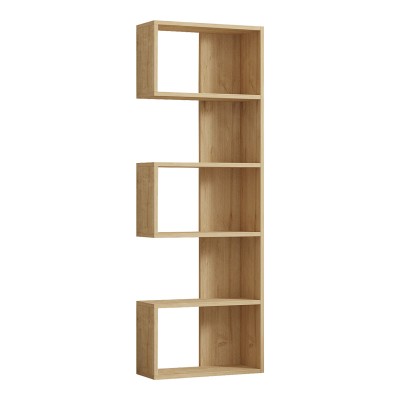 CASCADE ΒΙΒΛΙΟΘΗΚΗ ΣΕ OAK ΑΠΟΧΡΩΣΗ 51.8x22x150cm