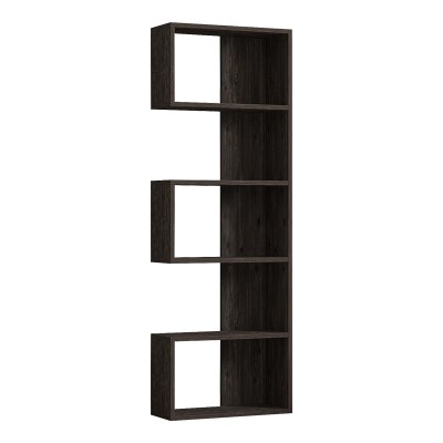 CASCADE ΒΙΒΛΙΟΘΗΚΗ ΣΕ ΣΚΟΥΡΟ ΚΑΡΥΔΙ ΑΠΟΧΡΩΣΗ 51.8x22x150cm