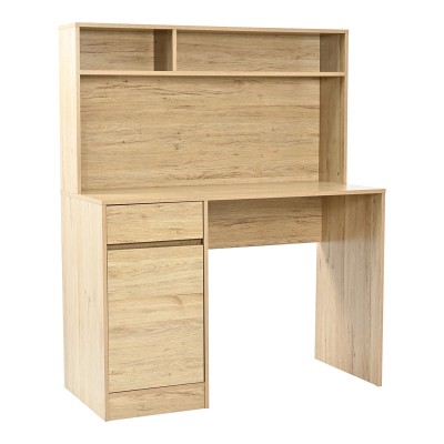 SECRETA ΓΡΑΦΕΙΟ ΕΡΓΑΣΙΑΣ ΜΕ ΡΑΦΙ ΣΕ OAK ΑΠΟΧΡΩΣΗ 110x50x135cm