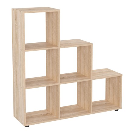 SCHODY ΒΙΒΛΙΟΘΗΚΗ ΣΕ OAK ΑΠΟΧΡΩΣΗ 105.5x29.2x107cm